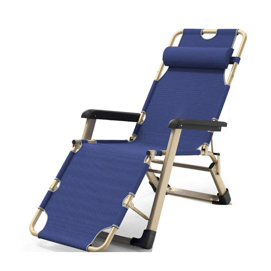 Sillas al Aire Libre, Tumbona, Patio, Playa, jardín, Camping, Pesca, Silla reclinable, Piscina Ajustable, sillón reclinable al Aire Libre, sillón reclinable, sillón reclinable Relax-Blue
