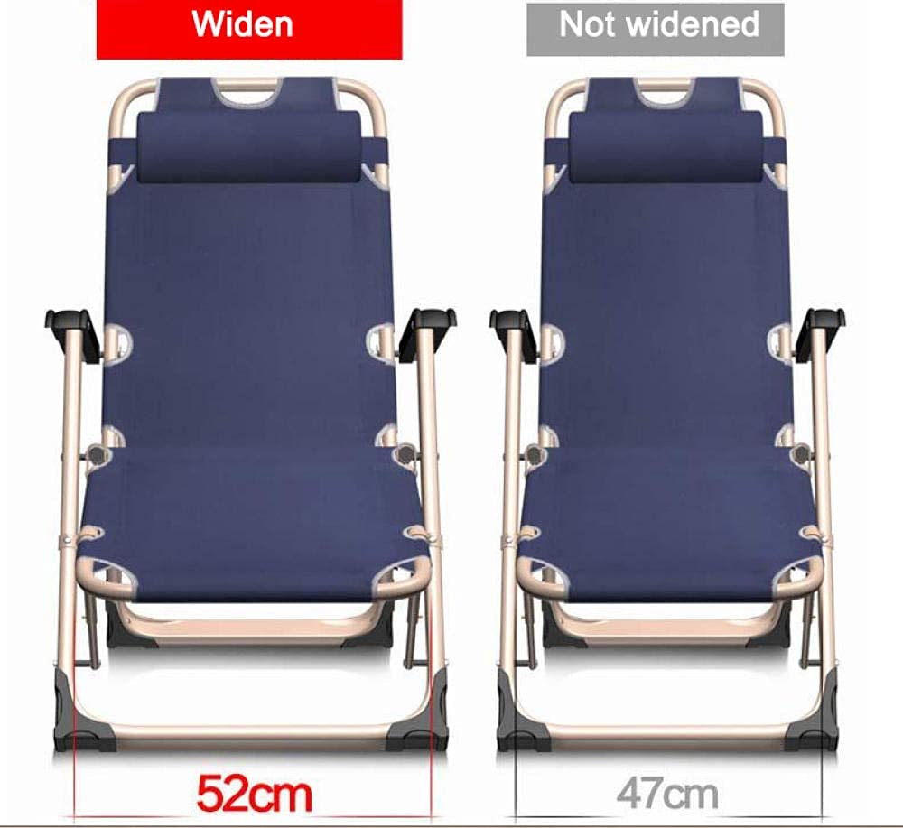 Sillas al Aire Libre, Tumbona, Patio, Playa, jardín, Camping, Pesca, Silla reclinable, Piscina Ajustable, sillón reclinable al Aire Libre, sillón reclinable, sillón reclinable Relax-Blue